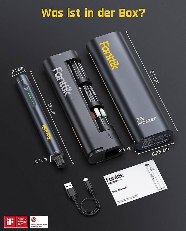 Tutti gli attrezzi: Fanttik F2 Master Mini Akku-Multifunktionswerkzeug – Nuovo (secondo la descrizione) da Kreuzlingen venduto da Best-Deal-Oase 8
