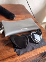 D.Franklin Sonnenbrille Herzform Love Heart Black