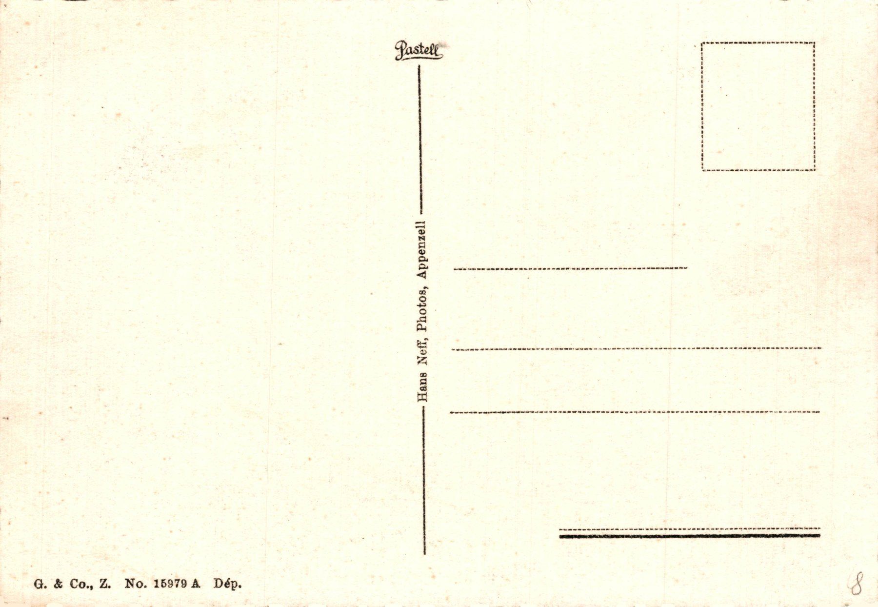 Cartoline postali: Appenzell. Inneres der Pfarrkirche – Usato da Bronschhofen venduto da Astore 1