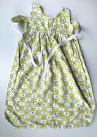 Baby Nachtstrampelsack VINTAGE 1950s Barchent Bw 0-18 Mt