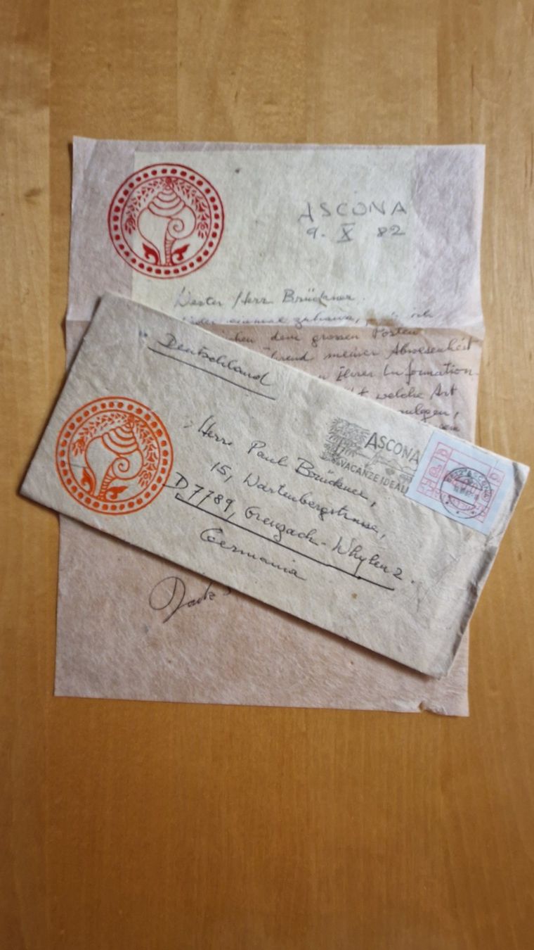 Autografi: Jack S. Trommer, 2 Original Autogramme auf Brief – Usato da Salmsach venduto da aacs65 1