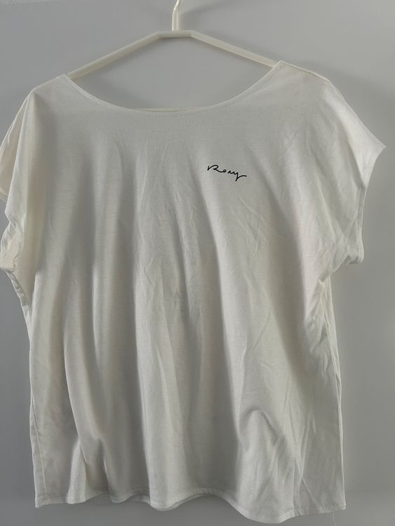Roxy T-shirt: Roxy T-Shirt, weiss, Sommer-Look, Grösse S – Usato da Einsiedeln venduto da sterngucker03 1