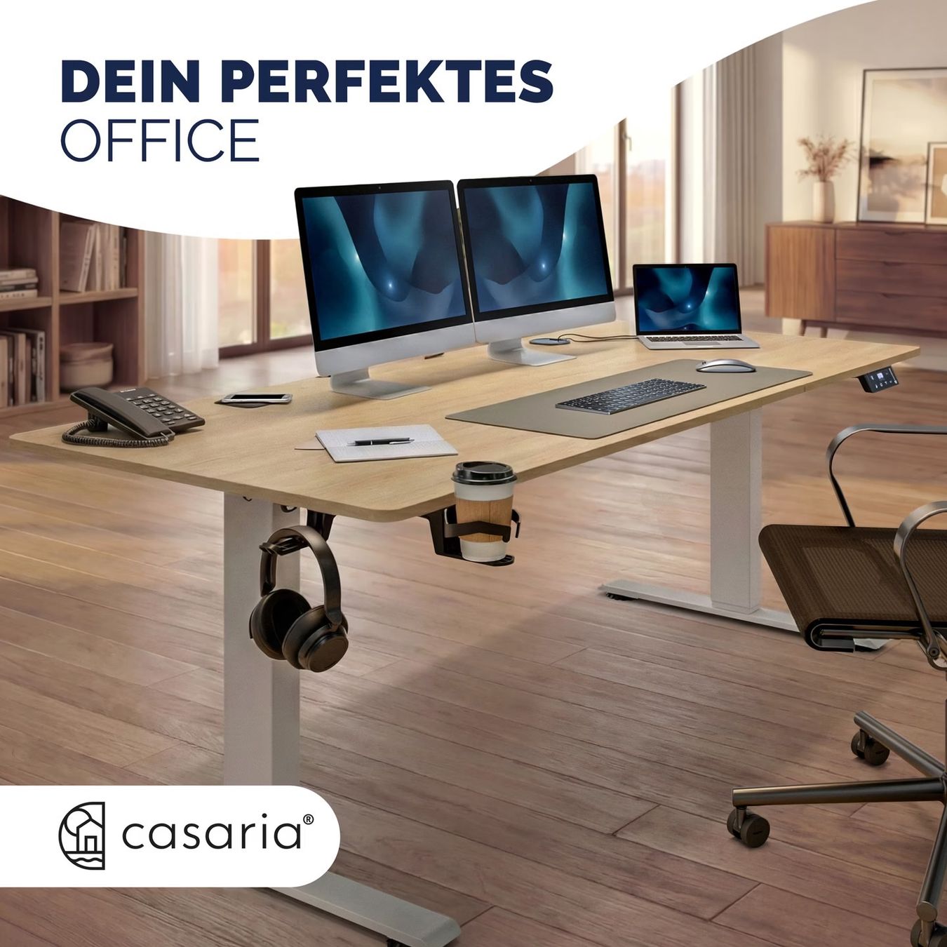 Scrivanie: Casaria Elektrischer Schreibtisch – Usato da Dottikon venduto da Ol4991 2