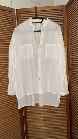Weisse Bluse edc, L