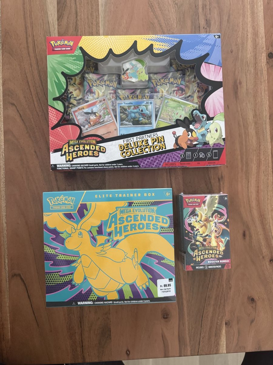 Pokémon Cartes à collectionner: Pokémon Ascended Heroes Bundle - EN & Sealed ab 1 CHF!!! – Neuf avec emballage d'origine à Zürich par mbu_z9ch