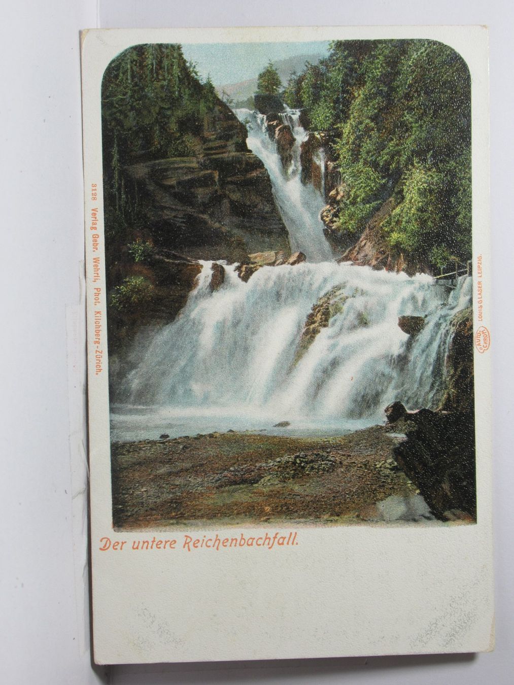 Ansichtskarten: Der untere Reichenbachfall – Neu (gemäss Beschreibung) aus Grenchen von Bluemchen1900