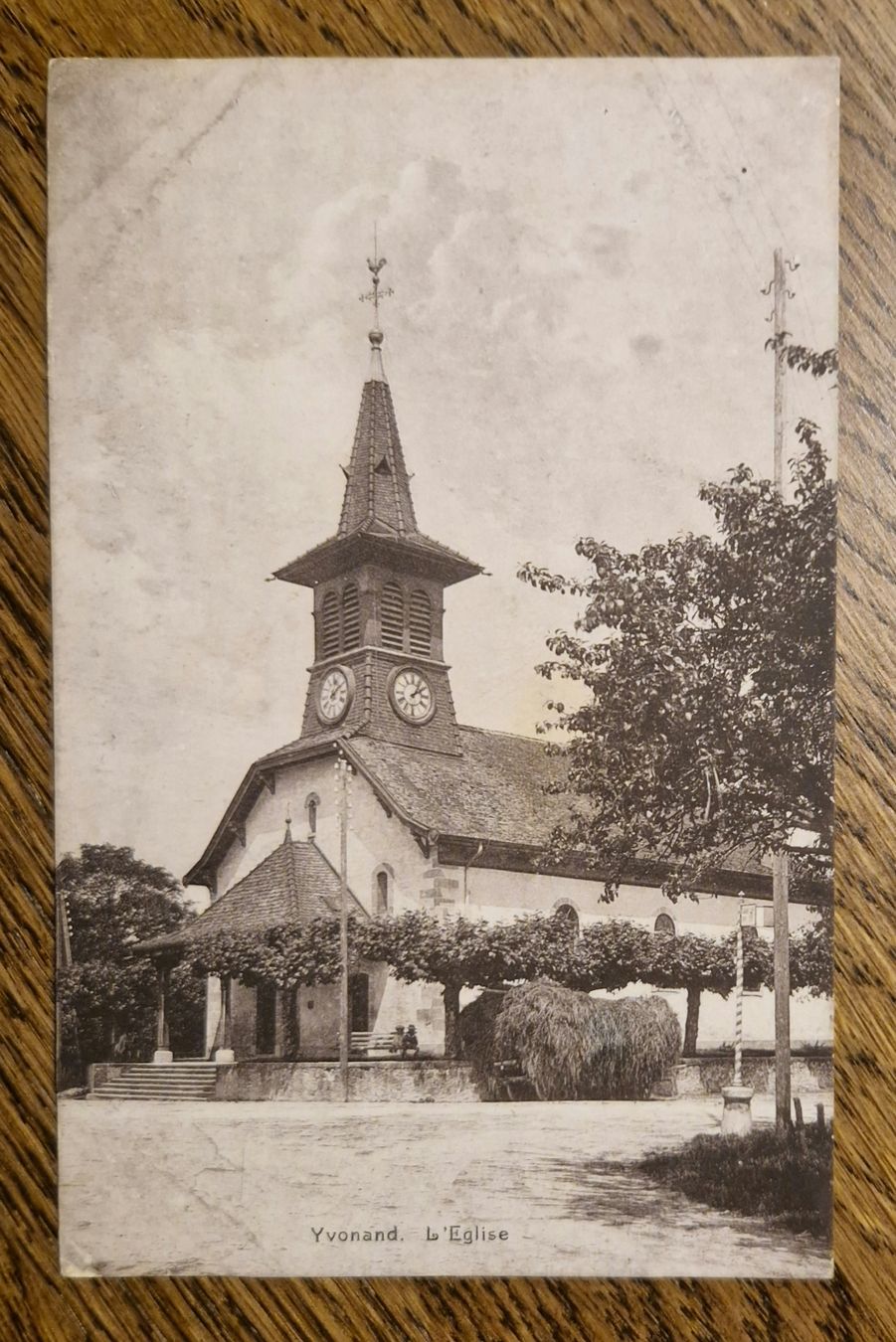Cartoline postali: Yvonand, L' Eglise – Usato da Ebikon venduto da Donar50