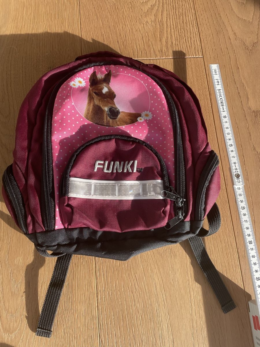 Borse & Zaini: Kinderrucksack Funki, Pferdemotiv, Mädchenrucksack – Usato da Hattenhausen venduto da Topas00