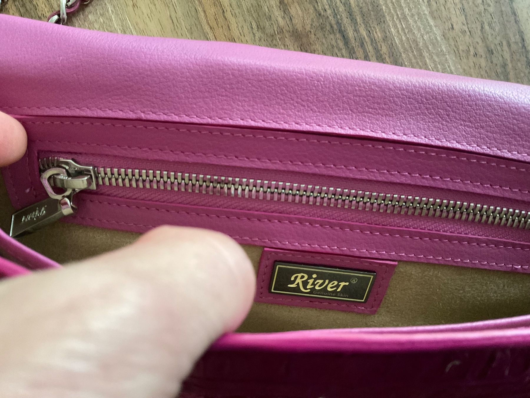 Borse da donna: Vintage River Krokodilleder Handtasche – Usato da biberist venduto da antoniaf01 3