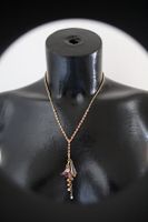 Modeschmucke kette mit Strasssteinen