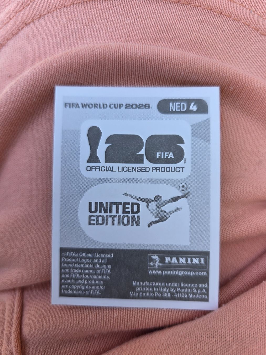 Panini Carte collezionabili: Panini WM 2026 NED 4 Van de Ven – Nuovo (secondo la descrizione) da Romanshorn venduto da leeh78 1