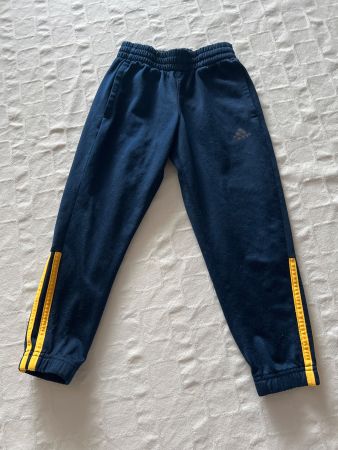 Adidas Trainingshose dunkelblau gelb