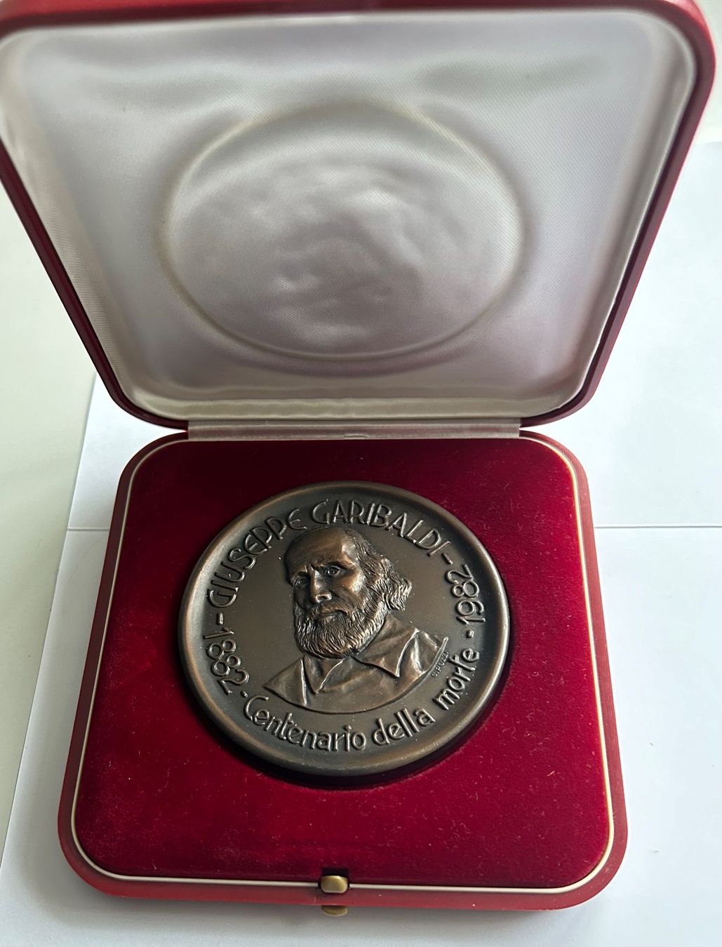 Medaglie: Giuseppe Garibaldi - Centenario della morte 1882 - 1982 – Nuovo (secondo la descrizione) da Gossau SG venduto da Gallus00 2