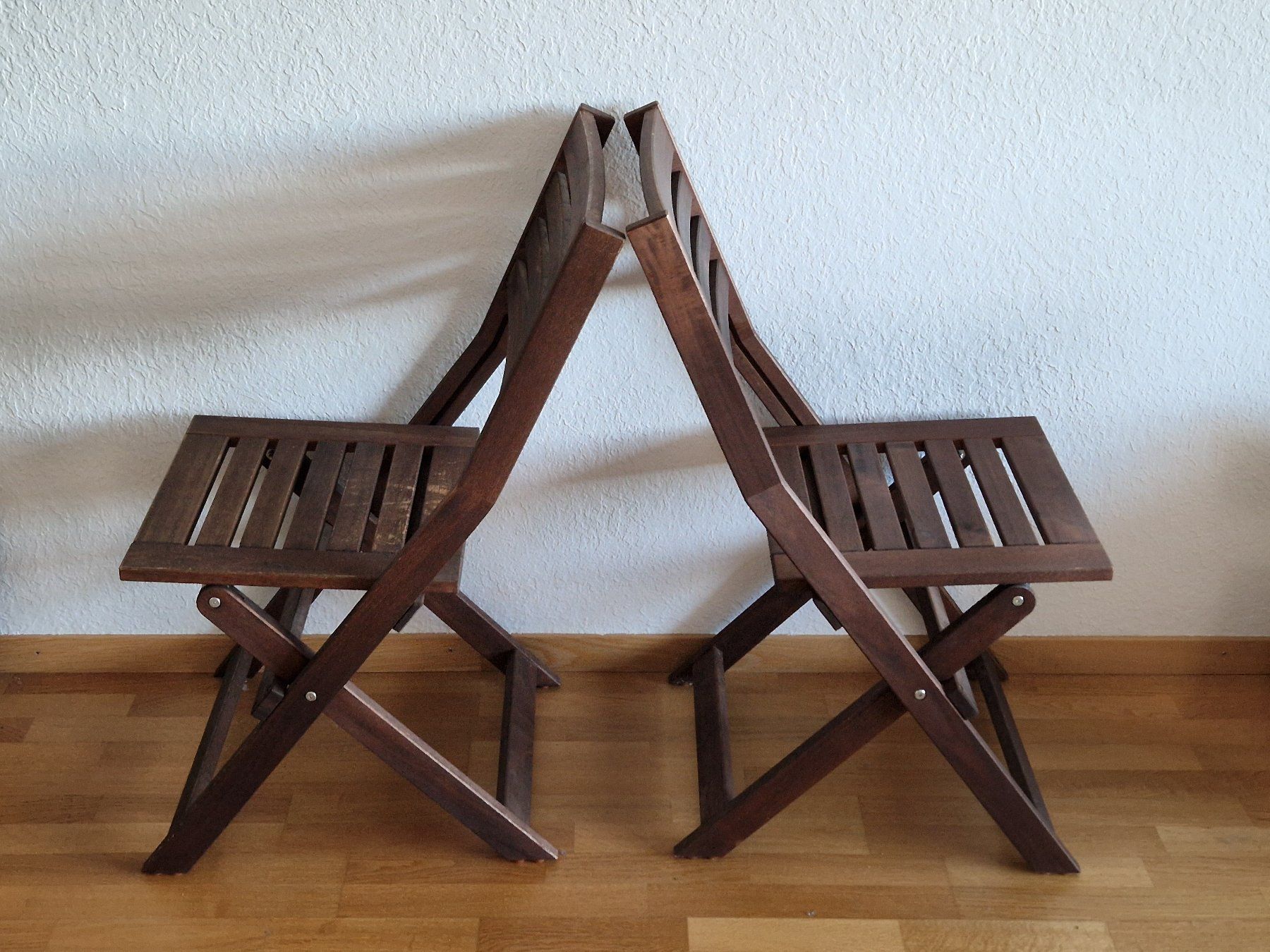 Ikea Sedie: Ikea Äpplarö 2 Holz Klappstühle - Balkon oder Garten – Usato da Bern venduto da belshnikel 2