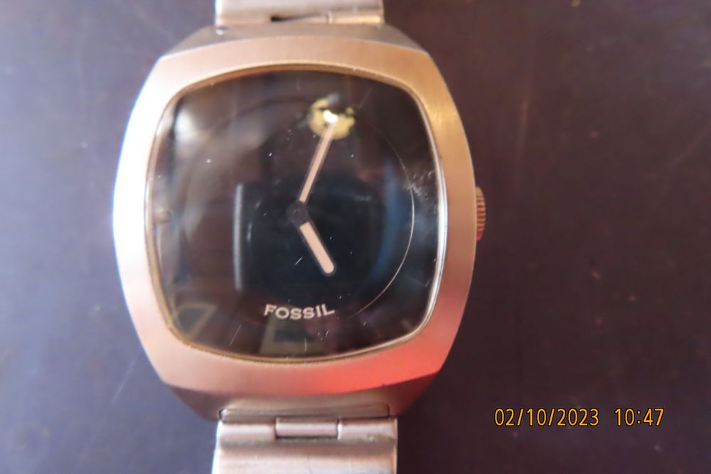 Fossil Montres: Fossil Ø  36.69mm, Batterie wechseln, Band gut 20 cm – D'occasion à Oberdorf BL par besteckeritter 3