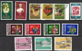1980  Serie  LI  Einzelmarken   gestempelt Ersttag