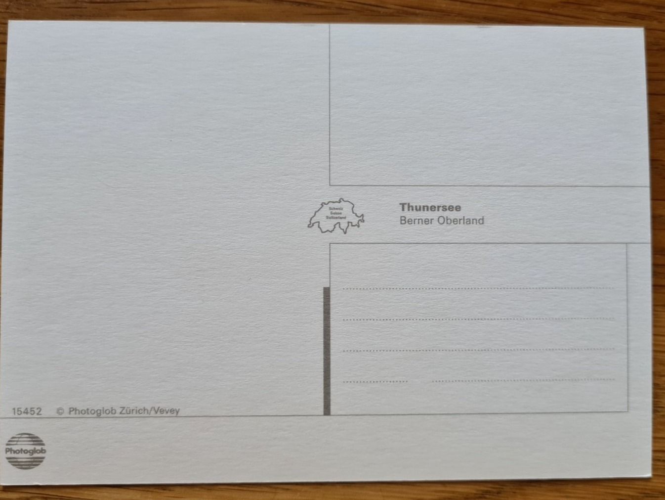 Cartoline postali: Thunersee, Ansichtskarte, Berner Oberland – Usato da Winkel venduto da Heuresis 1