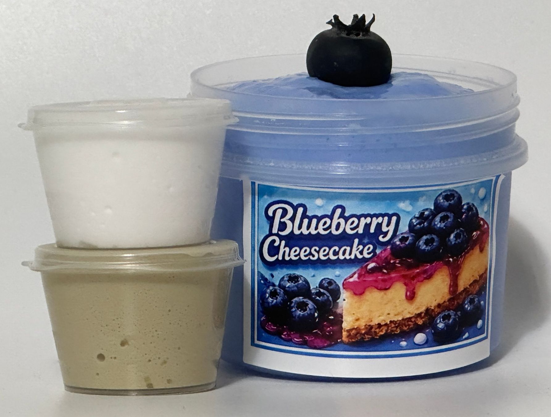 Giocattoli: Blueberry Cheesecake - Fluffy Butter Slime 180ml – Nuovo (secondo la descrizione) da Riehen venduto da sesambestcoins2004 1