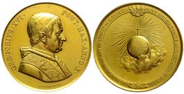 Rom, Gregor XVI., Medaille 1840 AN X