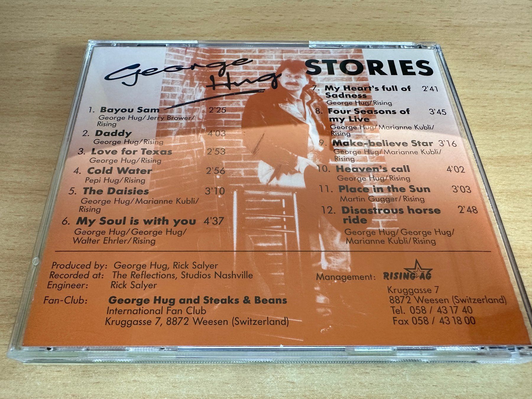 CD: George Hug - Stories – Usato da Rikon im Tösstal venduto da Alpenmutz 1