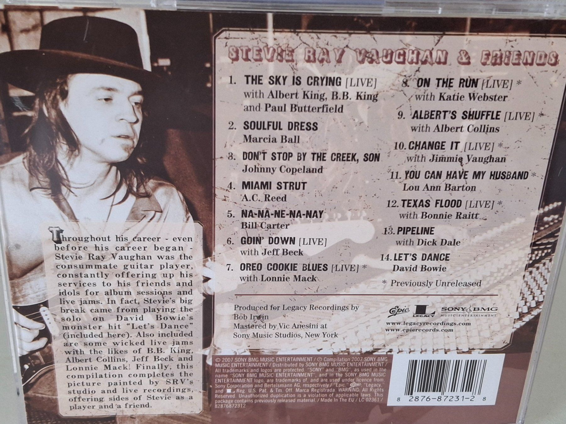 CD: CD Stevie Ray Vaughan & Friends  Solos Sessions – Usato da Aarberg venduto da Jackup1 1
