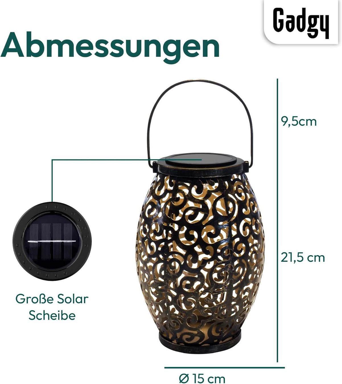 Lampade: Orientalische Solar Laternen 2er Set – Nuovo e nell'imballaggio originale da Nuglar venduto da SaleRitter 3