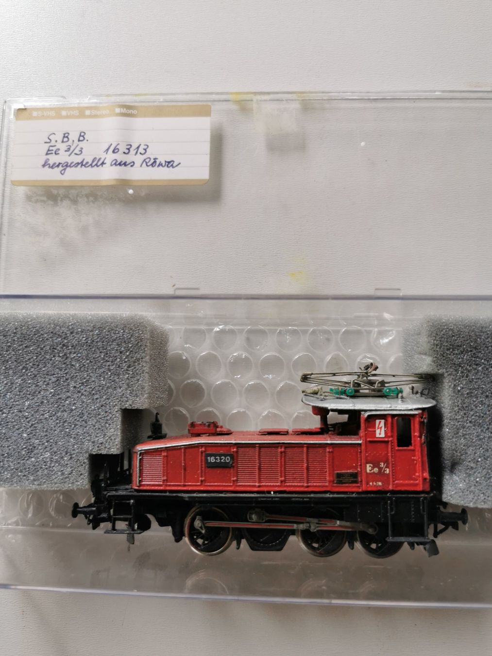 Modelleisenbahnen: Röwa SBB Ee 3/3 DC – Gebraucht aus Waltenschwil von Nitsud 2