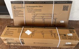 Neu ungeöffnet Bierzeltgarnitur 220cm klappbar 10 Personen