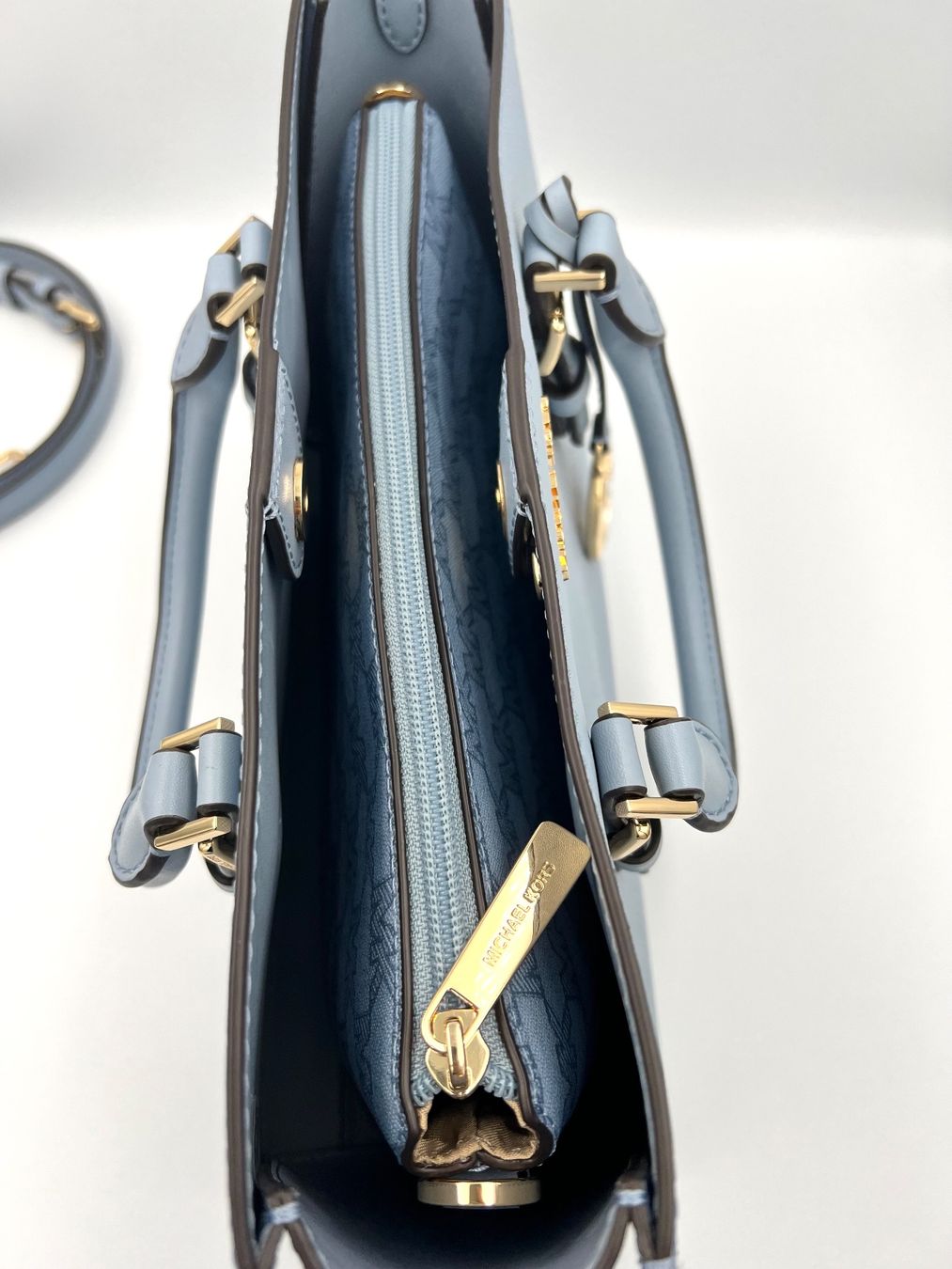 Michael Kors Borse da donna: Michael Kors Tasche 2in1 pale blue – Nuovo e nell'imballaggio originale da Wiedlisbach venduto da Sistershop 7