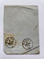 Antike Briefmarke Schweiz Sitzende Helvetia 1864