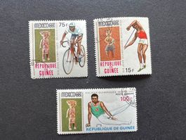 Guyana Olympiade  1986  gestempelt 3 Marken (C49)