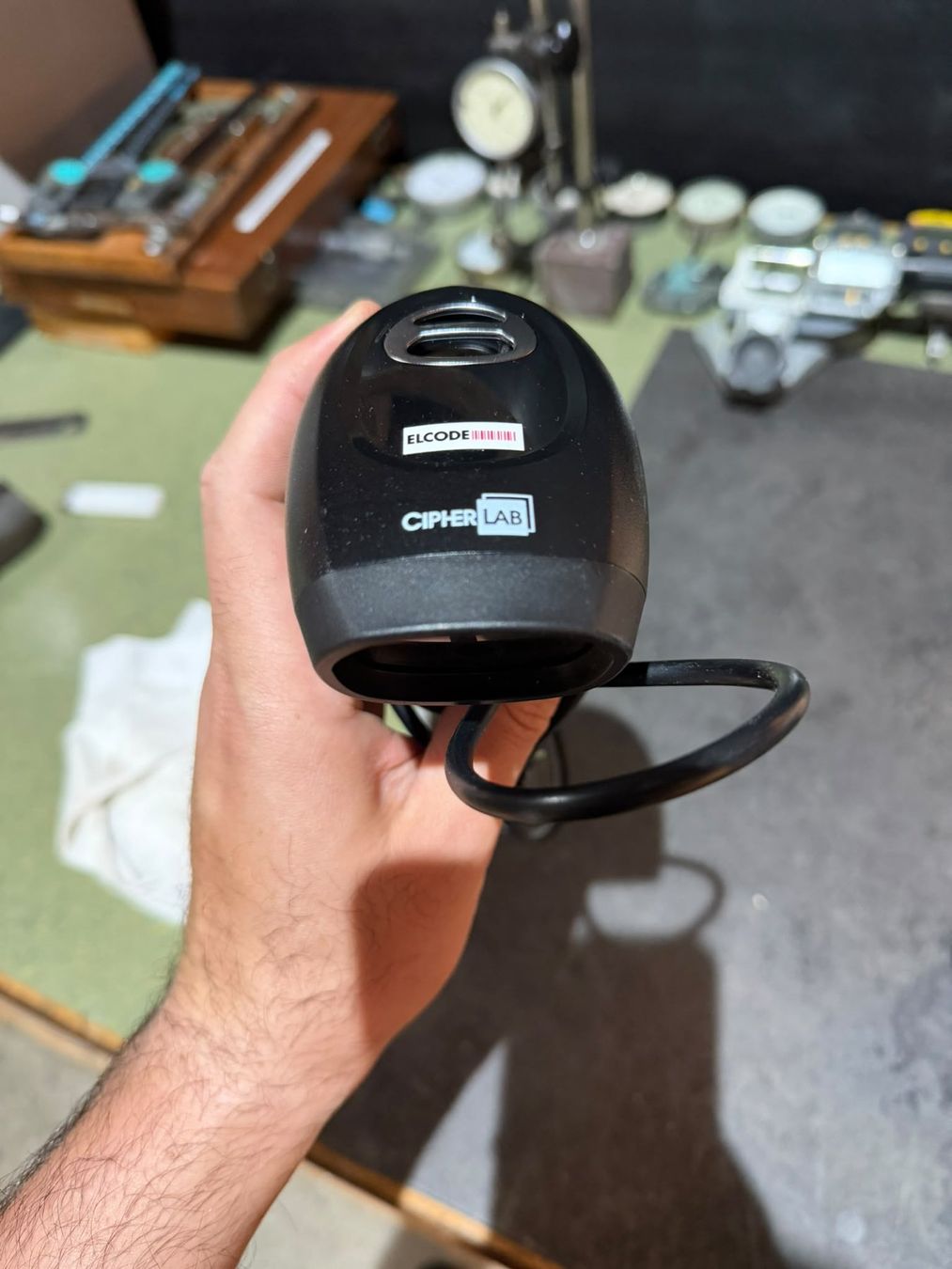 Scanner: Barcode Scanner CipherLab schwarz kabelgebunden gebraucht – Gebraucht aus Buchs AG von Werkstatt-Shop