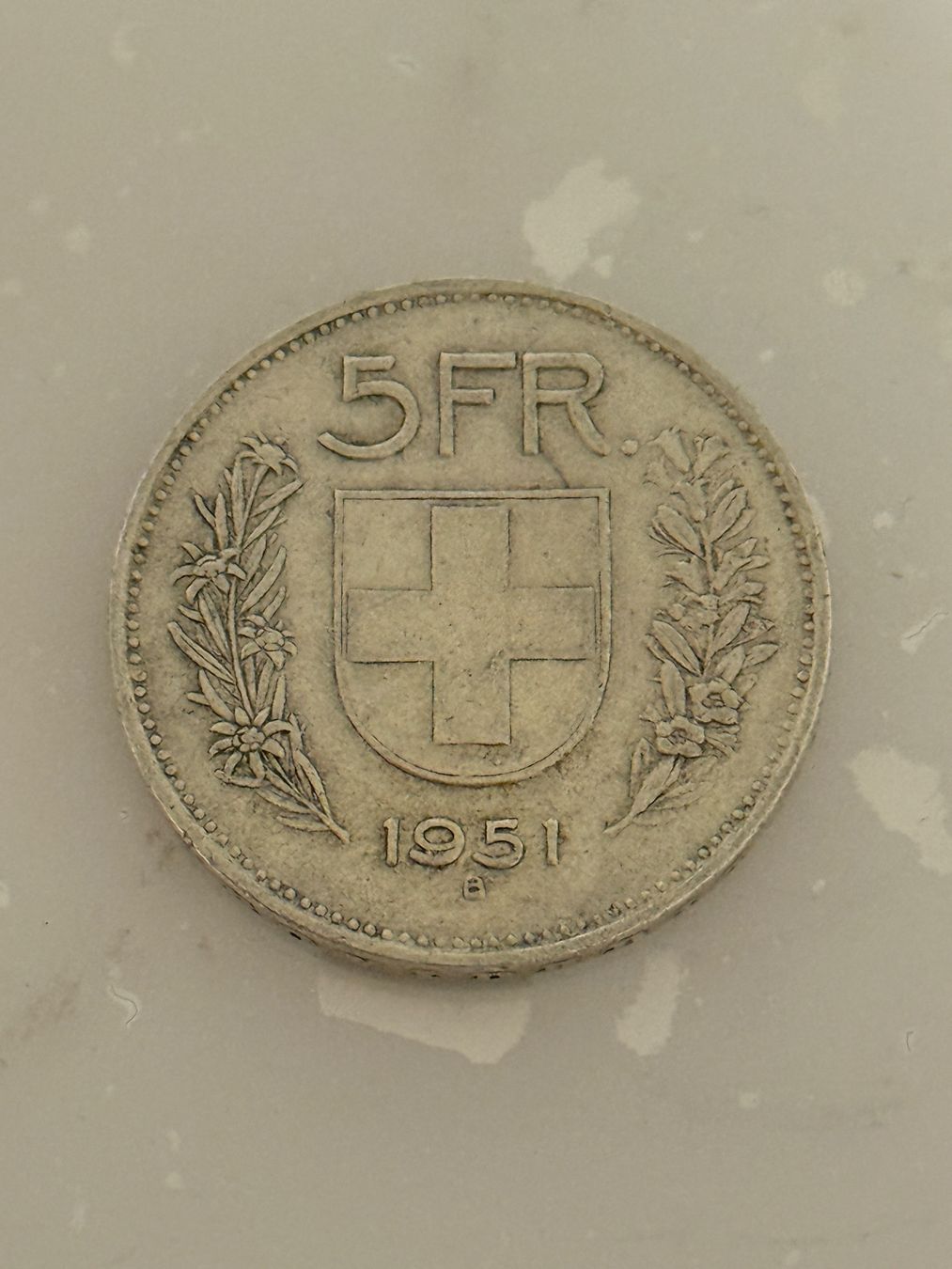 Toutes les monnaies: 5 Franken 1951  Silber – D'occasion à Wallisellen par SWISS_SILVER1