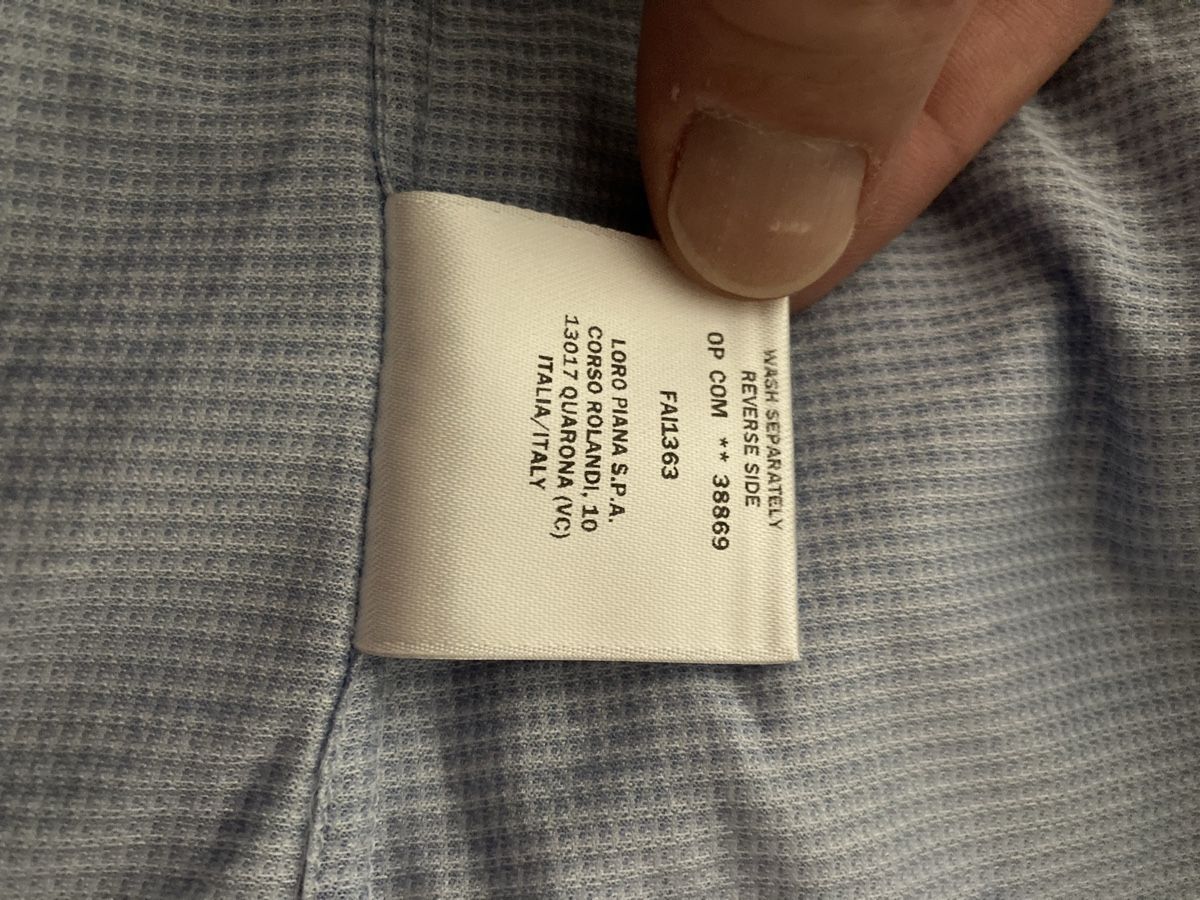 Loro Piana Camicie: Loro Piana leichtes Herrenhemd L – Usato da Zürich venduto da mainau16 8