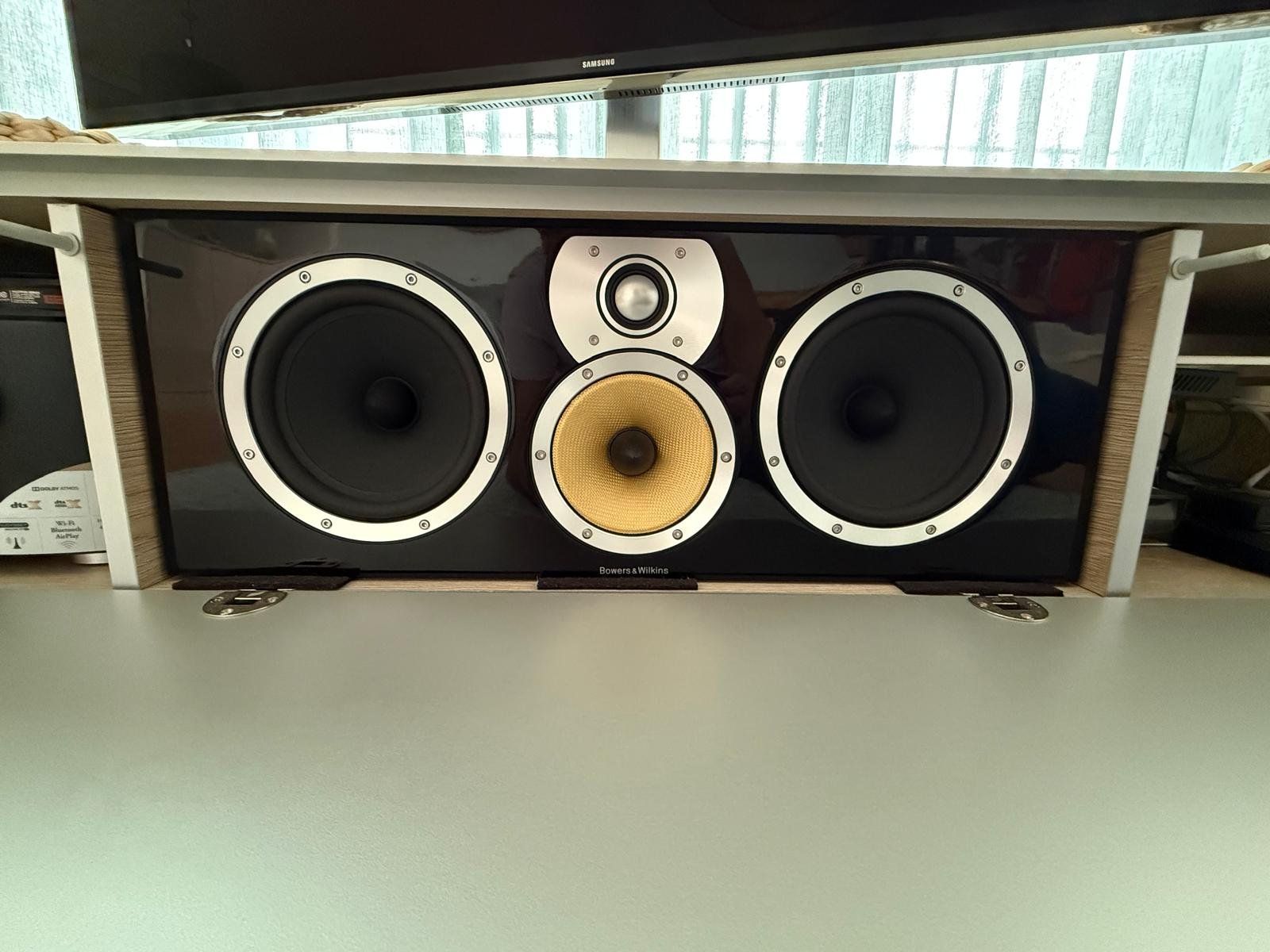 Bowers & Wilkins Casse acustiche: B&W CM8 + CM Centre 2 Gloss Black Heimkino Front Stage – Usato da Wädenswil venduto da rok_6r26 5
