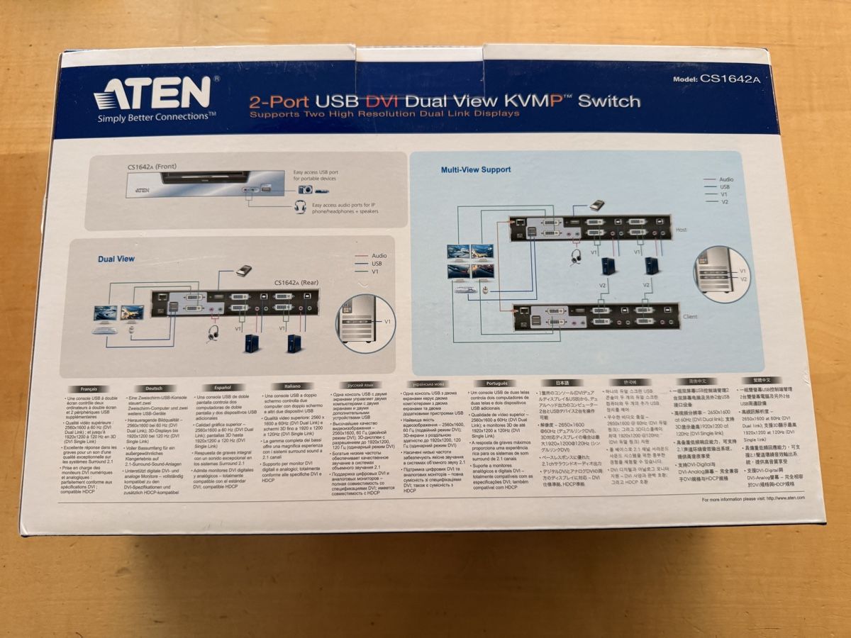 Steuerung: ATEN CS1642A 2-Port USB DVI KVMP Switch – Neu und originalverpackt aus Alpnach Dorf von Chelsea2 1