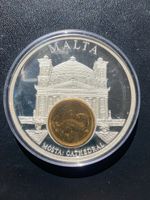 Gedenkmedaille Malta Mosta Kathedrale 1995 Polierte Platte