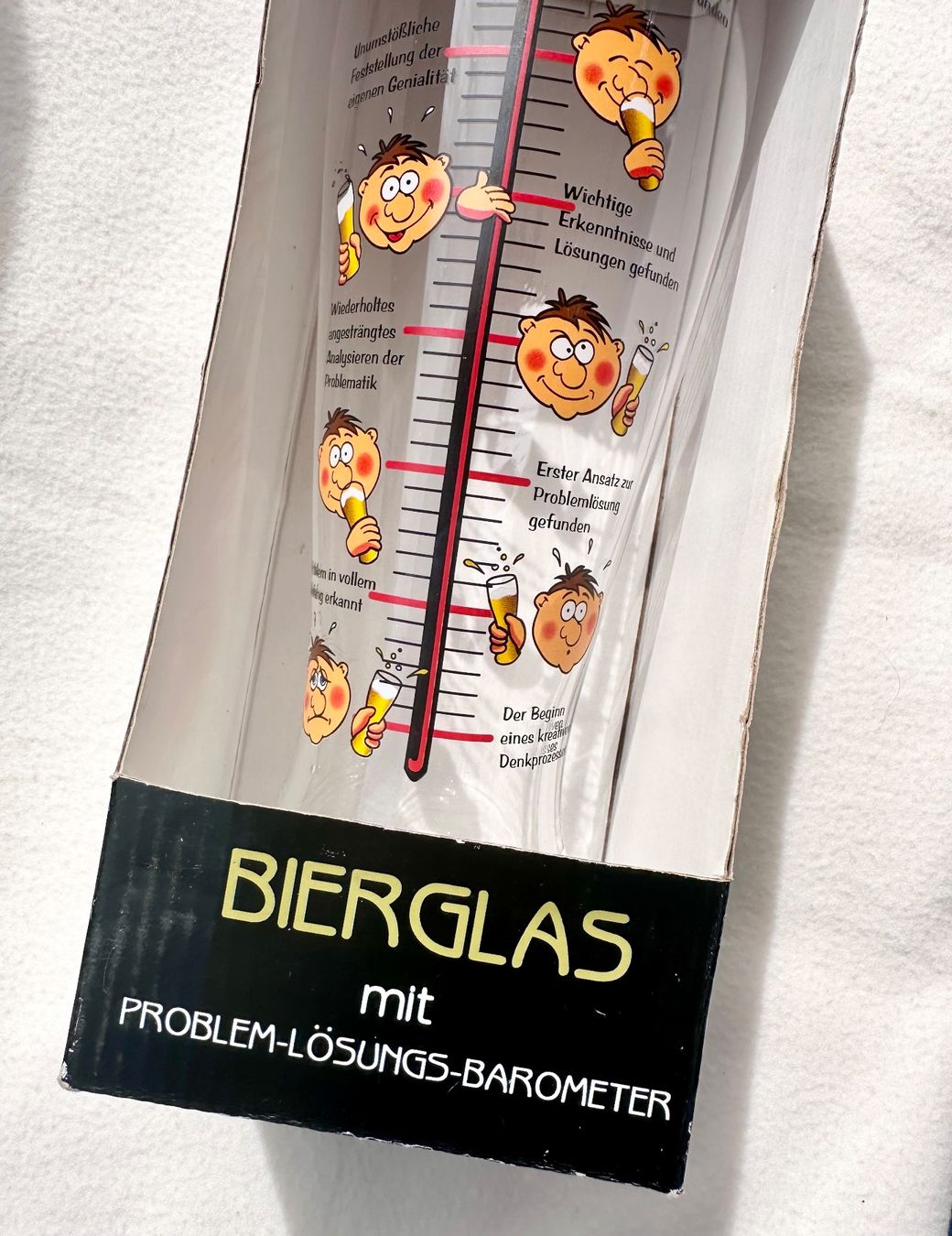 Bicchieri: Weizenglas Bierglas Problem-Lösungs BAROMETER – Nuovo (secondo la descrizione) da Rickenbach b. Wil venduto da sunneschii_ 9