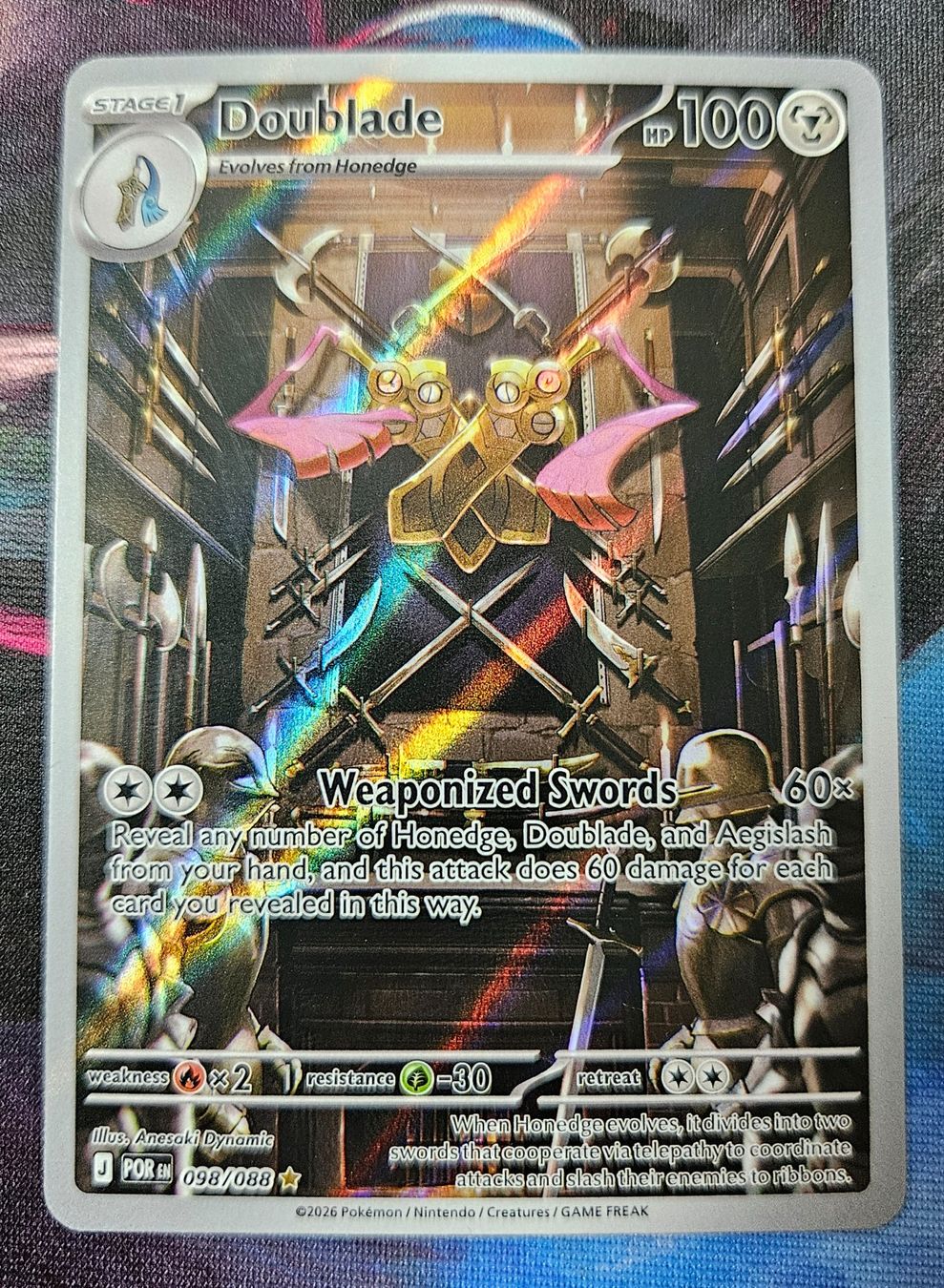Pokémon Carte collezionabili: Pokémon Doublade 098/088 Perfect Order EN – Nuovo (secondo la descrizione) da Cousset venduto da VstarCards