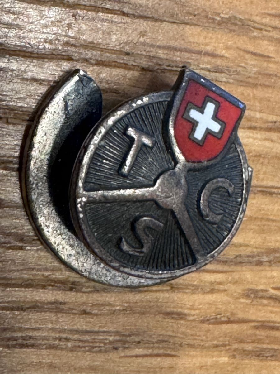 Spille & Fermagli: 2 Abzeichen TCS Antik Anstecker Pin – Usato da Goldach venduto da Messerguru 4