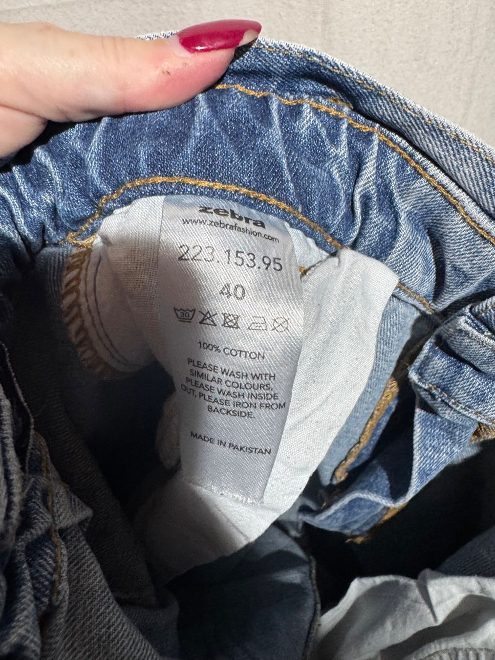 Zebra Jeans: Blaue Zebra Jeans Gr. 40 – Gebraucht aus Grosswangen von SALE_SALE_SALE 5