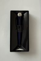 Kugelschreiber Golf-Design blau in Geschenkbox