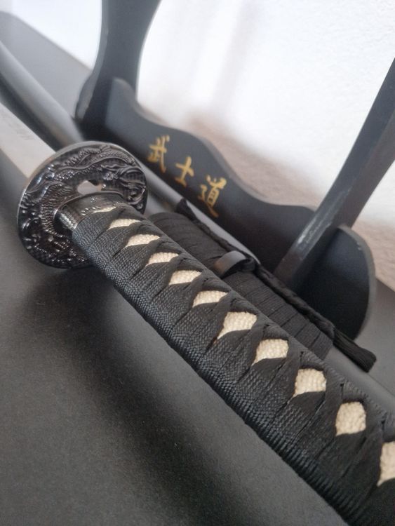 SOFIALXC Schwerthalterung 3-Tier Aus Massivholz - Wanddisplay Für Samuraischwerter