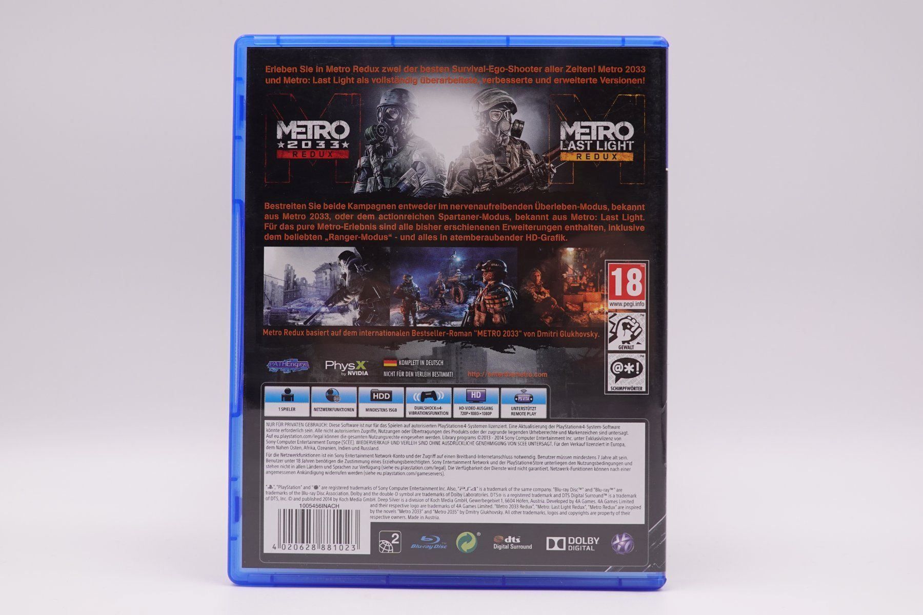 Sony Giochi: Metro Redux (PS4) – Usato da Herisau venduto da ZelliZone 2