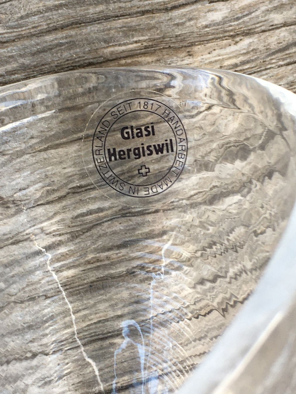 Glasi Hergiswil Tutte le decorazioni: Glas Tüte Hergiswil – Usato da Bauma venduto da Budgerigar 2