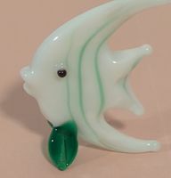 Hübsche Glasfigur Fisch Deko