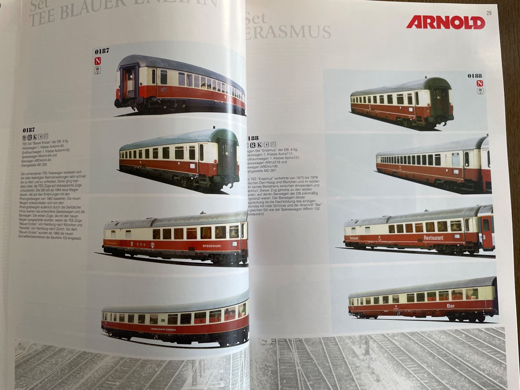 Arnold Modellini di ferrovie: Arnold rapido Katalog 1996/97 – Usato da Rorschach venduto da Karotten 5