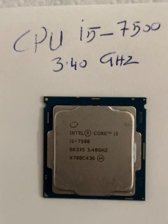 CPU Intel Core i5-7500. 3.40 GHz . Gebraucht. | Comprare su