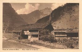 Loèche Les Bains VS Route nach Leukerbad Chalet Gemmipass