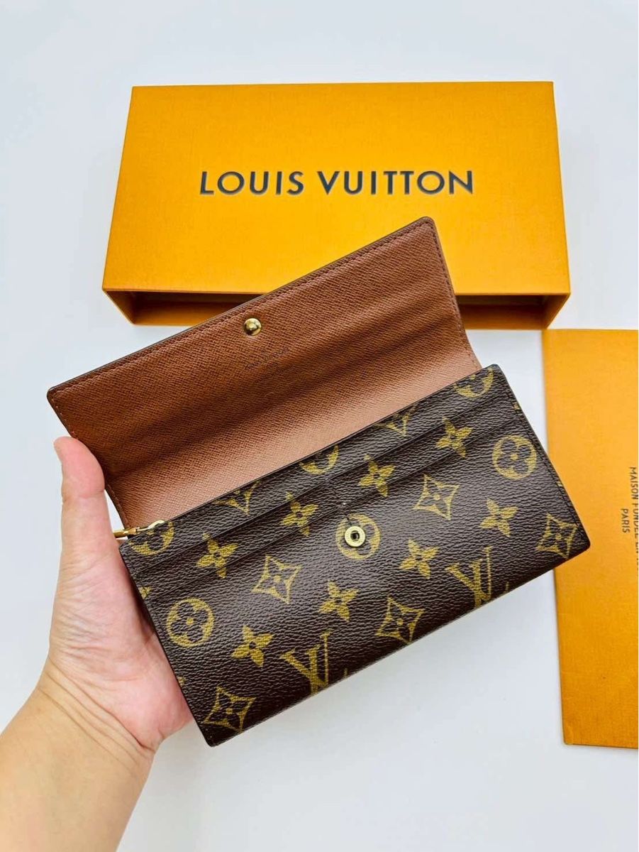 Louis Vuitton Portamonete: Louis Vuitton Sarah Geldbörse Monogram  – Usato da Widnau venduto da Pukpan_99 7